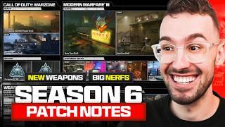 MASSIVE Changes Incoming  Warzone Season 6 Reloaded Patch Notes