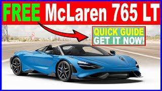 Forza Horizon 5 How To Get and Unlock FREE Mclaren 765 LT Autumn Season Series 6 Festival Playlist