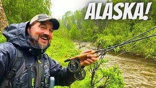Finding Trout in BLOWOUT Conditions Fly Fishing Alaska