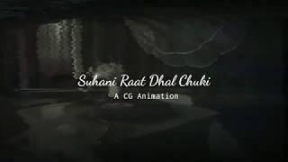 Hindi Song Suhani Raat A CG Animation