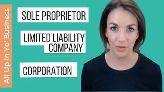 Sole Proprietorship vs LLC vs Corporation  DBA or LLC?