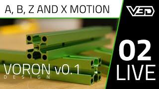 Building VORON v0.1 - A B Z and X Axis Assembly