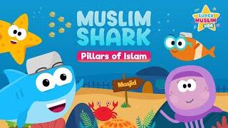 Muslim Shark - The Pillars of Islam - Kids Song Nasheed - Vocals Only - @SuperMuslimKids 