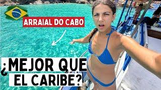 Mira lo que ENCONTRAMOS en el mar MAS CRISTALINO de BRASIL ️ #Arraialdocabo #cabofrio