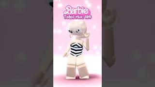 BARBIE ROBLOX OUTFITS  #robloxtrend #roblox #barbie