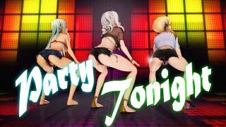 【艦これ】鹿島たちでLAYSHA 레이샤 - Party Tonight【4K】【MMD】【カメラ配布Camera DL】