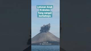 Inilah Latusan Anak Krakatau yang sangat berbahaya #shorts #anakkrakatau #erupsianakkrakatau