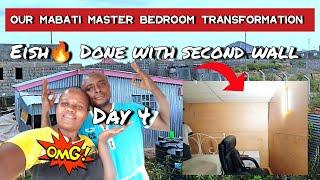 Eish So BEAUTIFUL  TRANSFORMING OUR MABATI MASTER BEDROOM  Day 4