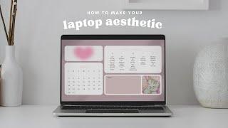 how to make your laptop pretty and aesthetic 