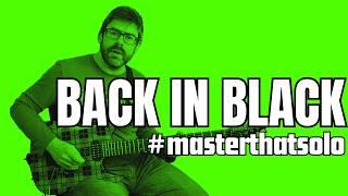 How to GENUINELY play the Back in Black Guitar Solo