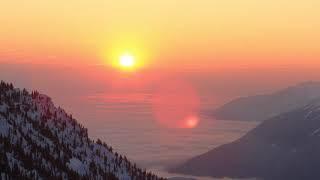 Sunrise Timelapse Over the Clouds at 7700ft