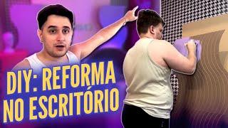 REFORMA DIY COMPLETA DO NOSSO ESCRITÓRIO