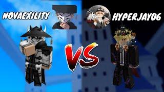 I finally fought HyperJay06...  Roblox Blox Fruits