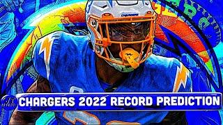 Los Angeles Chargers 2022 Record Prediction  NFL 2022 Record Predictions