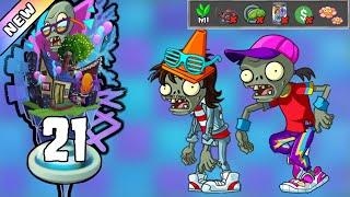 Plants vs  Zombies 2 - Neon Mixtape Tour Day 21 Plants Lvl 1 & No Premium