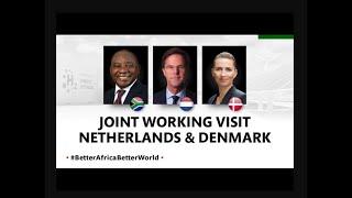 Official Talks during the joint Working Visit to South Africa by Netherlands and Denmark