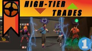 TF2 2021 High Tier Trades 1000 key trade God-Tier Unusuals Rare Effects and More Ep.1