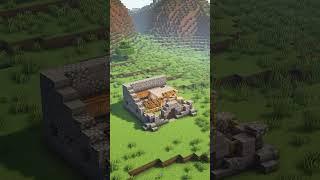 Minecraft Castle House #asmr #asmrvideo #minecraftshorts #minecraftstarterhouse #minecraft