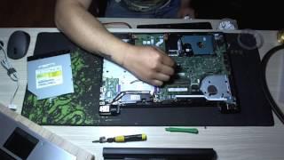 Disassembly Toshiba satellite c55