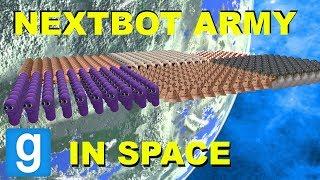 NEXTBOT ARMY IN SPACE ADVENTURE - Garrys mod Sandbox