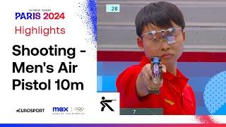 CHINA WIN GOLD   Mens Air Pistol 10m  Paris 2024 Olympics  #Paris2024