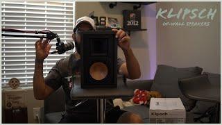 Klipsch In Wall Speakers Unboxing