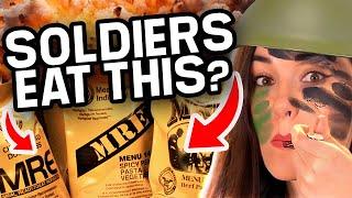 I Ate My First Military MRE Meal Taste Test