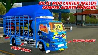 Rilis‼️Mod Canter Akeloy Bemper Avante Terbaru Bussid  Mod Canter Bemper Avante Terbaru