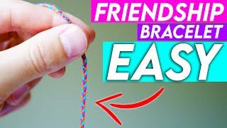 How to Make Friendship Bracelets EASY 3 Strings