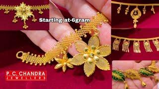 Very Light Weight Gold  Necklace Designs with Price #pcchandrajewellers Chick NecklaceDeeya