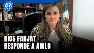 Responde ministra Ríos Farjat a AMLO sobre remuneraciones