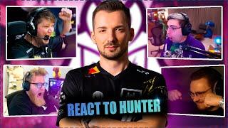 CS PROS & CASTERS REACT TO HUNTER PLAYS