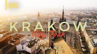 Exploring Beautiful Krakow Poland In Stunning 8K  Tour of Krakow in 8K