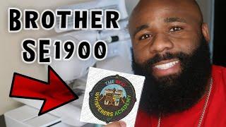 Learning How To Use The Brother SE1900 Embroidery Machine   Business Tips   Making A Patch 