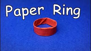 How to Make a Paper Rings  Origami Ring  Easy Origami ART