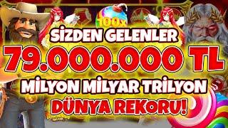 Slot Oyunları  Sizden Gelenler  79.000.000 TL DÜNYA REKORU  MAX WİNLER