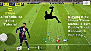 eFootball 2023 Mobile  All skills tutorial  Step-by-Step. Win all games