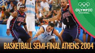 USA v Argentina - Mens Basketball Semi-Final  Athens 2004 Replays