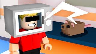 ROBLOX COOK BURGERS as MICROWAVE CHEF..