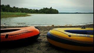 Tubing in Lake Bodom Espoo Finland