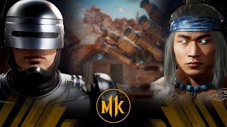 Mortal Kombat 11 - Robocop Vs Fire God Liu Kang Very Hard