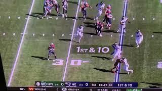 Kendrick Bourne Passing TD Patriots vs Jets