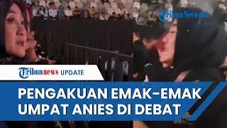 Pengakuan Emak-emak Diduga Pendukung Paslon 2 yang Teriak Kata Kasar ke Anies Sewot saat Ditegur