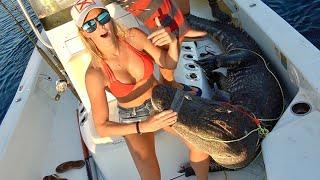 FISHING for BIG GATORS Florida Alligator hunting