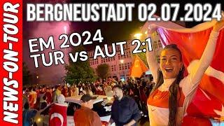 AUTTUR 12 Bergneustadt 02.07.2024 TÜRKIYE - HAYRAN Duyguları. Fan-Emotions Österreich vs. Türkei