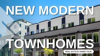 Brand New Modern Townhomes for Sale in Seattle Washington Built By Isola Homes