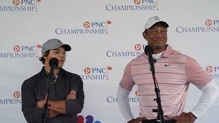 Tiger Woods and Charlie Woods Saturday Presser 2023 PNC Championship