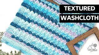 CROCHET Beautifully Textured Crochet Washcloth Pattern