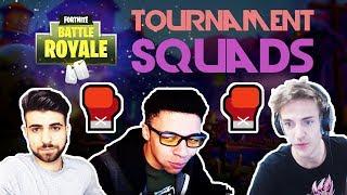 Ninja vs Myth vs Sypher Squad Tournament by Epic  Final game Fortnite