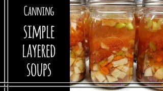Canning Layered Soups - Raw Packed